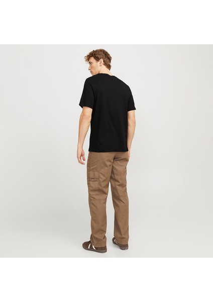 Jack&jones Simon Crew Neck Erkek Siyah Yuvarlak Yaka Tişört fırsatları