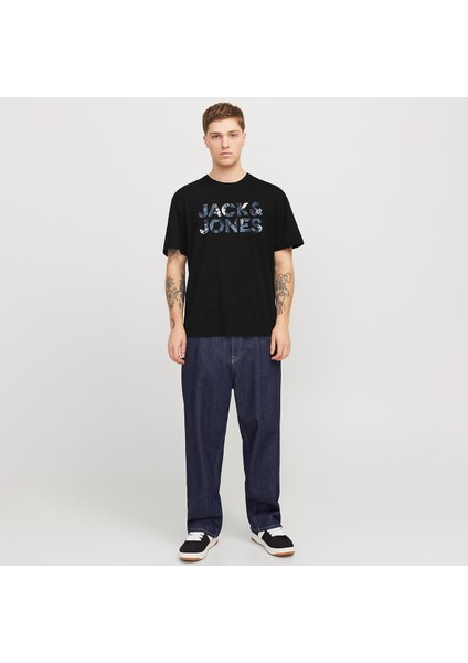 Bryan Corp Logo O Neck Erkek Siyah Yuvarlak Yaka Tişört modelleri