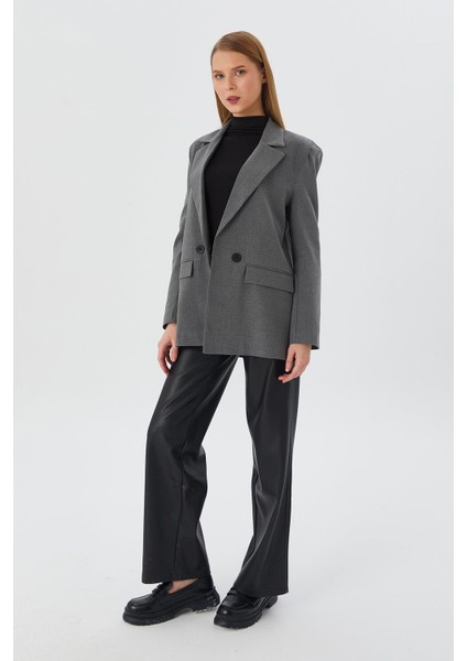 Oversize Blazer Ceket Grı fiyatları