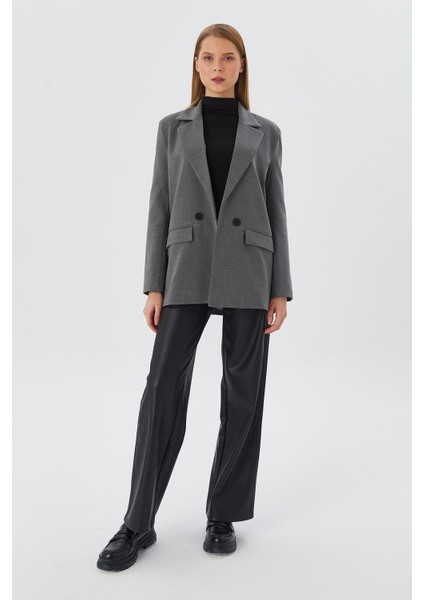 Oversize Blazer Ceket Grı fırsatları
