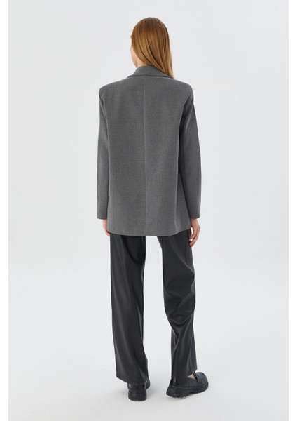 Oversize Blazer Ceket Grı indirimleri