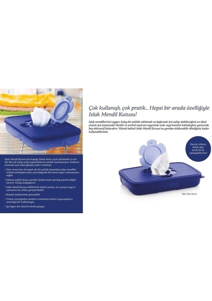 Tupperware Mendil Kutusu Ince