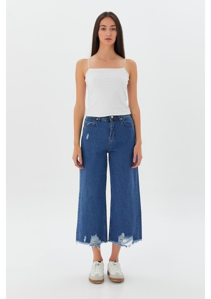 Wide Leg Jean Mavı fiyatları