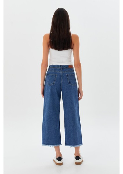Wide Leg Jean Mavı indirimleri