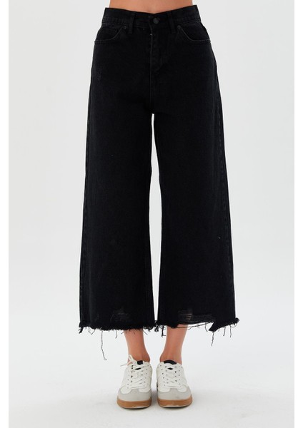 Wide Leg Jean Sıyah fırsatları