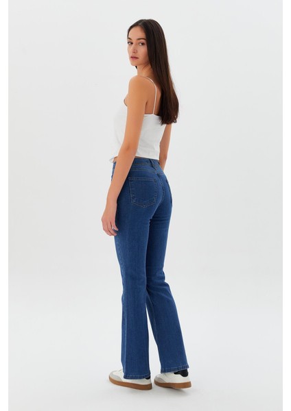 Ispanyol Paça Pantolon Mavı indirimleri