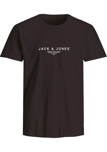Blaharris Crew Neck Erkek Siyah Yuvarlak Yaka Tişört