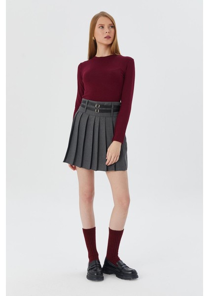 Crop Body Bordo