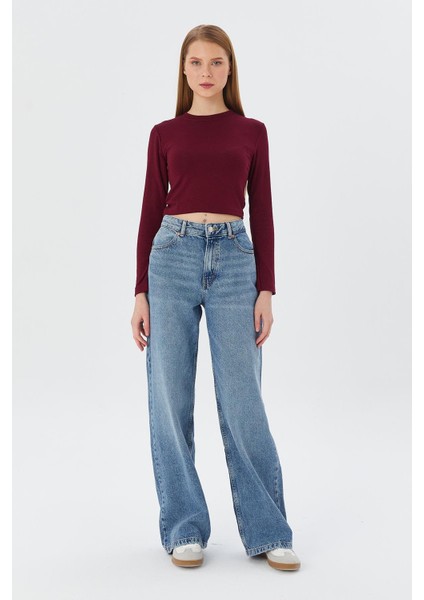 Crop Body Bordo