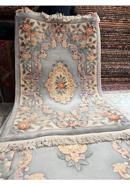 El Dokuma Kabartmalı Çin Halısıdır Ebat 175X110.