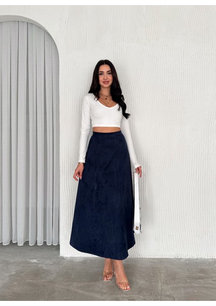 Kadın Kışlık Süet Etek UZSÜ007 modelleri