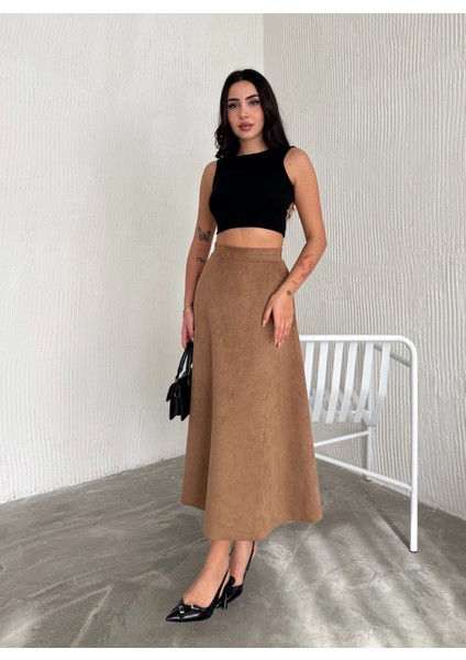 Kadın Kışlık Süet Etek UZSÜ007 fırsatları