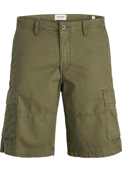 Jack&jones Cole Mateo Cargo Mid Erkek Haki Şort