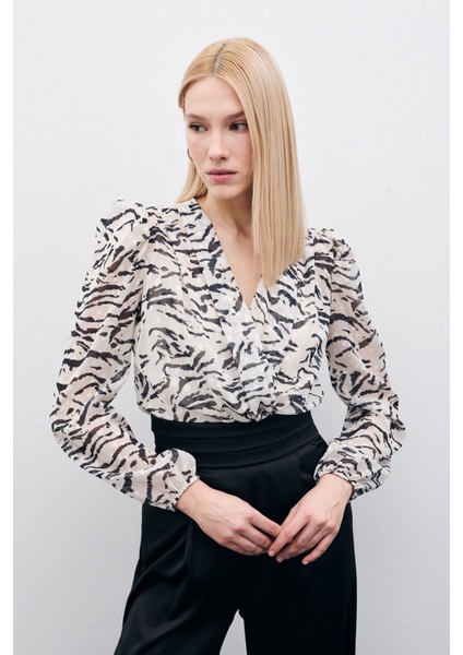 Puantiye Dokulu Bodysuit - Siyah fiyatları