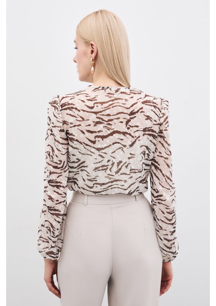 Puantiye Dokulu Bodysuit - Haki indirimleri