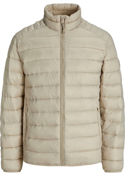Jack&jones Bradley Light Puffer Collar Erkek Bej Dik Yaka Mont