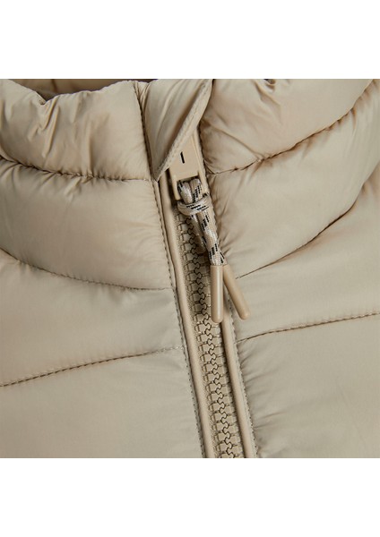 Jack&jones Bradley Light Puffer Collar Erkek Bej Dik Yaka Mont fiyatları