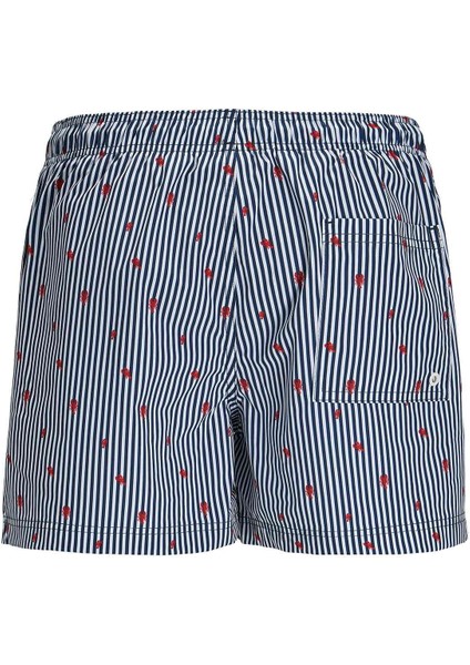 Jack&jones Maui Mini Stripe Erkek Lacivert Mayoşort