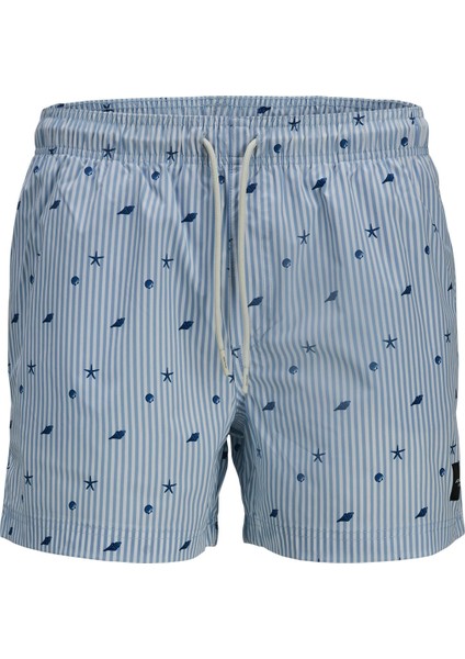 Jack&jones Maui Mini Stripe Erkek Mavi Mayoşort