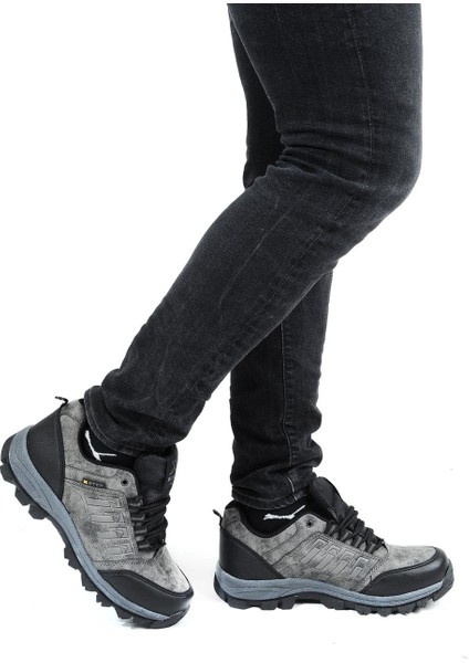Unisex Füme Içi Kürklü Kaymaz Taban Trekking Bot