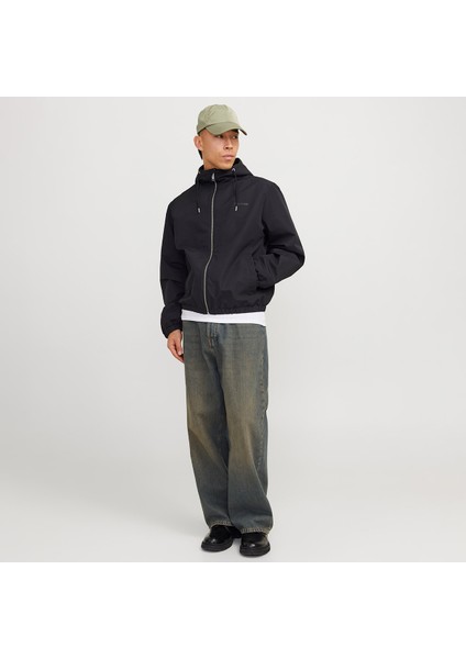 Jack&jones Legacy Light Hood Erkek Siyah Kapüşonlu Ceket modelleri
