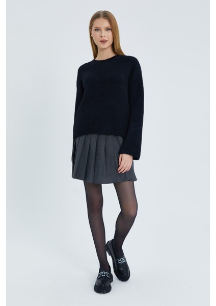 Premium Peluş Kazak Siyah fiyatları