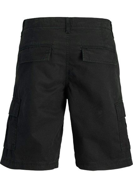 Jack&jones Cole Mateo Cargo Mid Erkek Siyah Şort