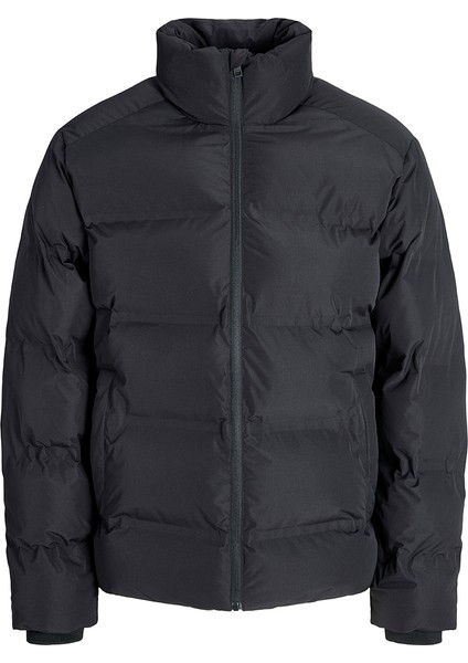 Jack&jones Soho Puffer Collar Erkek Siyah Dik Yaka Mont