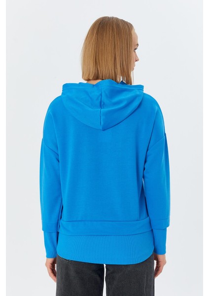 Kapüşonlu Sweatshirt Saks