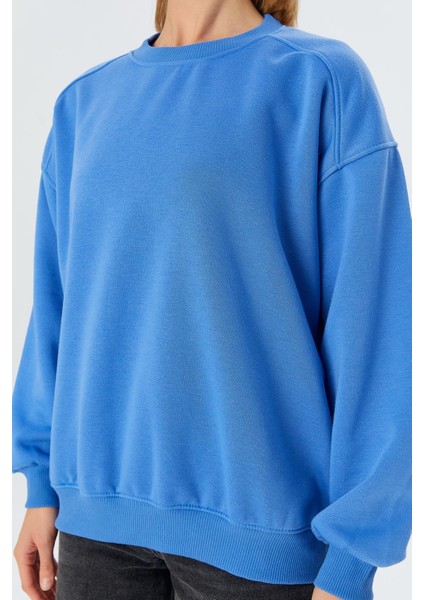 Oversize Sweatshirt Indıgo