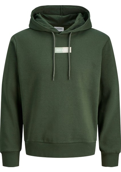 JJPAN SWEAT HOOD Haki Erkek Sweatshirt