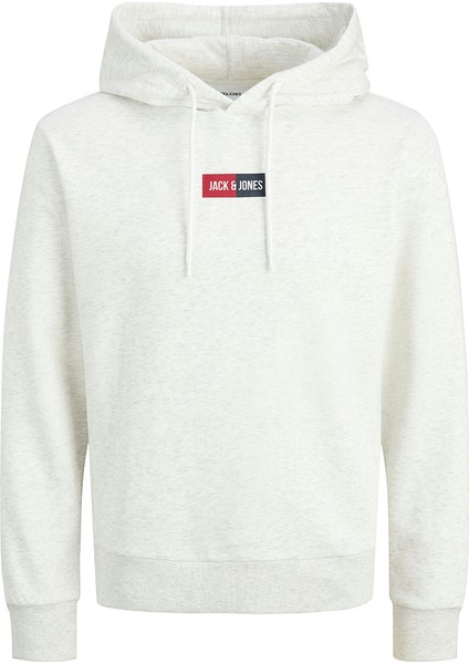 JJPAN SWEAT HOOD Beyaz Erkek Sweatshirt