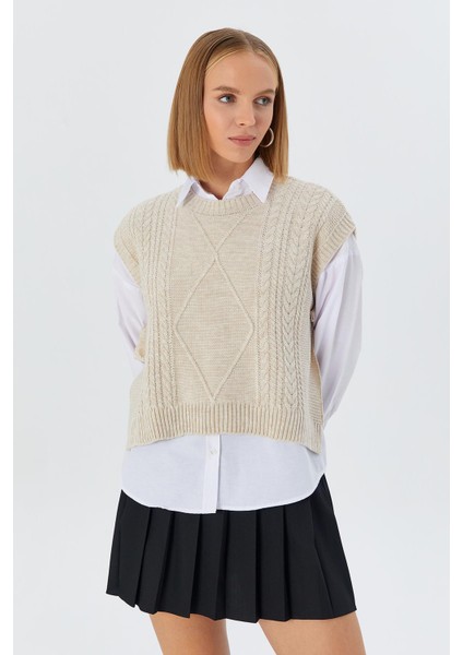 Bağlamalı Süveter Tas