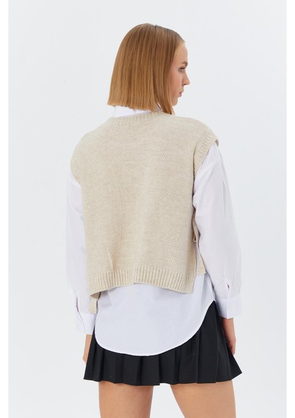 Bağlamalı Süveter Tas indirimleri