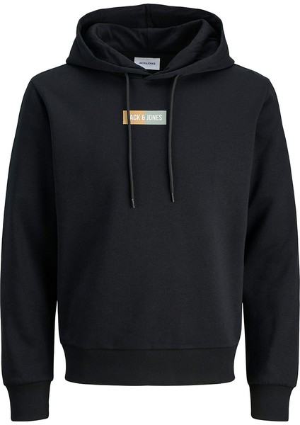 JJPAN SWEAT HOOD Siyah Erkek Sweatshirt