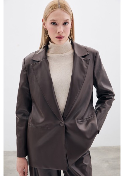 Salaş Deri Ceket - Kahve fırsatları