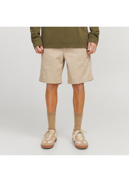 Jack&jones Jaiden Campaign Hybrid Jogger Erkek Bej Şort