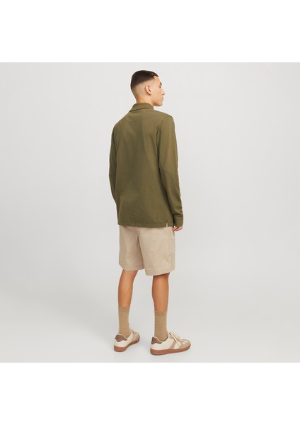 Jack&jones Jaiden Campaign Hybrid Jogger Erkek Bej Şort