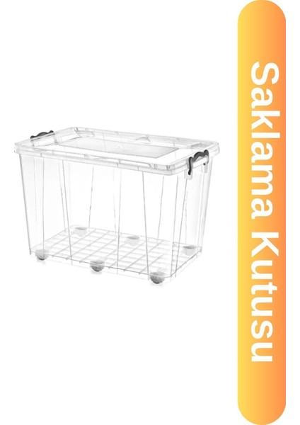 60 Lt. Tekerlekli Saklama Kutusu SA-455