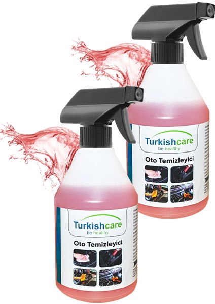 Auto Çok Amaçlı Araç Temizlik Spreyi 500 Ml. Ikili Set