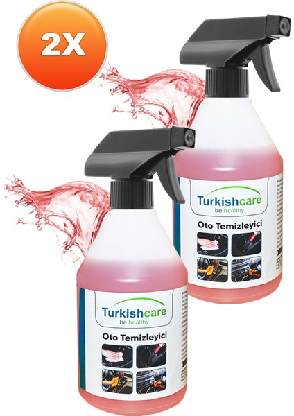 Auto Çok Amaçlı Araç Temizlik Spreyi 500 Ml. Ikili Set
