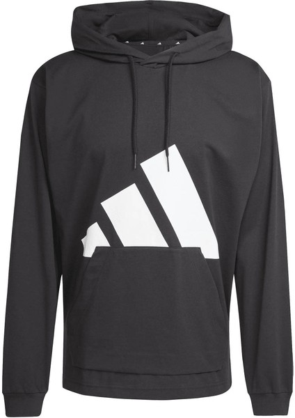 Bl Sj Erkek Siyah Kapüşonlu Sweatshirt