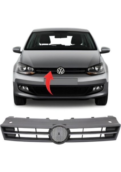 Vw Polo 2010-2015 Ön Panjur Nikelajlı 6R0853651C