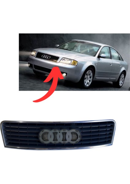 Audi A6-A6Q ( 2002-2005 ) Ön Panjur 4B0853651F