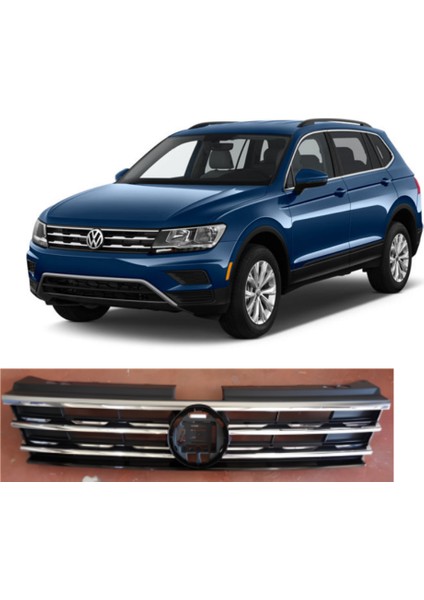Vw Tiguan 2017 Sonrası Ön Panjur Kromlu Highline 5NA853651C