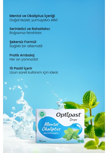 Drops Mentol & Okaliptus 16 Pastil