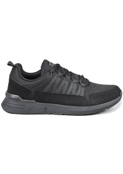 31181 Siyah Erkek Sneaker Günlük Spor Ayakkabı Siyah
