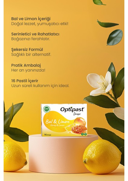 Drops Ballı & Limon 16 Pastil