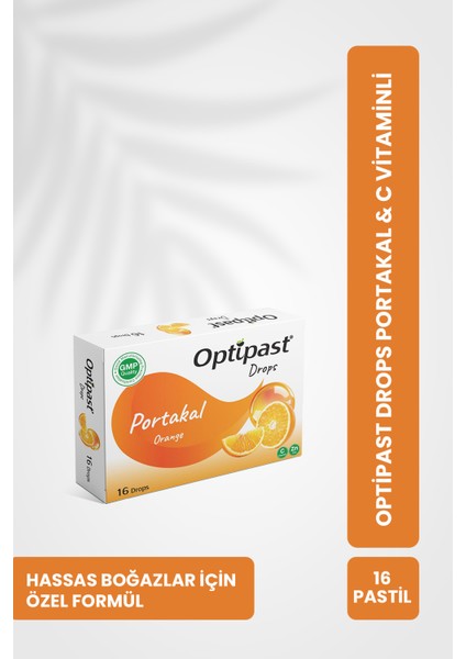 Drops Portakal & C Vitaminli 16 Pastil