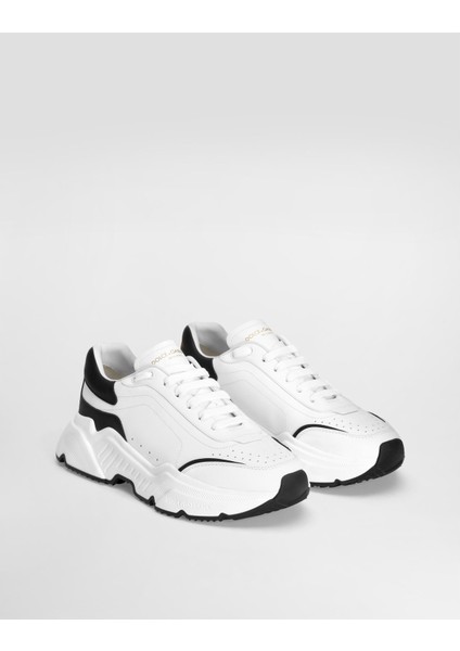 Daymaster White Sneakers In Nappa Calfskin fiyatları